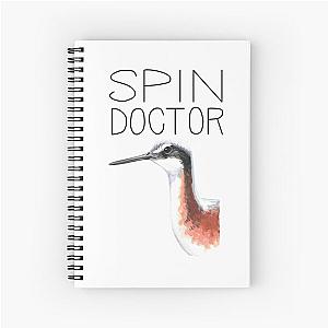 Spin Doctor (Wilson's Phalarope) Spiral Notebook