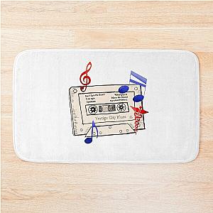 Vertigo City Blues Med Ear Doctor Spin cassette tape art Bath Mat