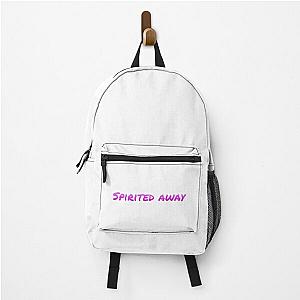 Spirited away typography  Backpack RB2907