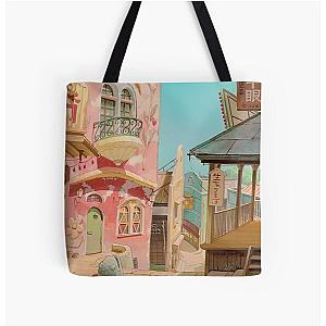 Spirited Away Town All Over Print Tote Bag RB2907