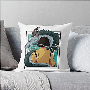 Spirited Away Dragon Haku Throw Pillow RB2907