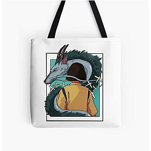 Spirited Away Dragon Haku All Over Print Tote Bag RB2907