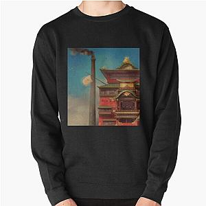 Spirited Away Bathhouse, Spirited Away art Poster Pullover Sweatshirt RB2907