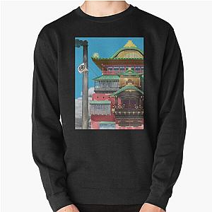Spirited Away Bathhouse Digital Art Poster Pullover Sweatshirt RB2907