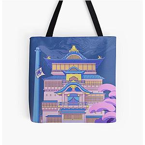 Spirited away wallpaper All Over Print Tote Bag RB2907