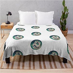 Haku Spirited Away Sticker Throw Blanket RB2907