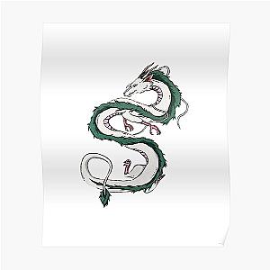Haku Spirited Away Anime Sticker Poster RB2907