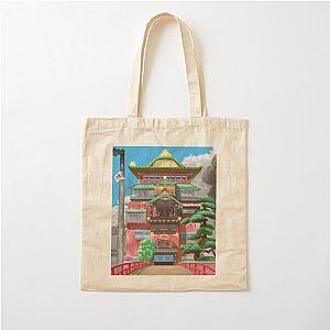 Bathhouse Spirited Away Digital Art Cotton Tote Bag RB2907