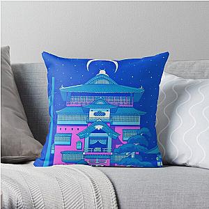 Spirited Away Wallpaper Throw Pillow RB2907