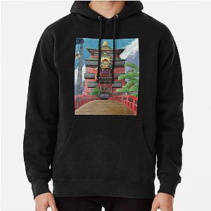 Spirited Away Wallpaper Pullover Hoodie RB2907