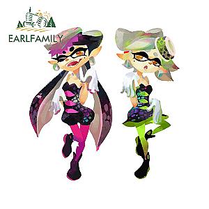 Splatoon Inkling Girl Boy Cartoon Car Stickers