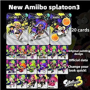 Splatoon 3 Characters Costume 20pcs Amiibo Props Card