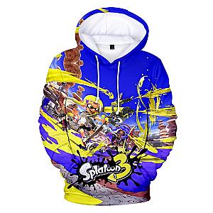 Splatoon 3 Game Ink Shooting Unisex 3D Sweatshirts