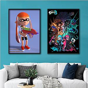 Splatoon Character Stack Decorative Canvas Vertical Posters