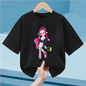 Splatoon 3 Graffiti Shooting Game Inkling Girl T-shirts