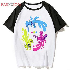 Splatoon Graphic Inking Boy And Girl Shooting Game T-shirt