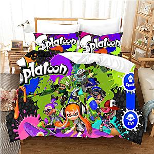 Splatoon Game Ink Shooting Bedding Set