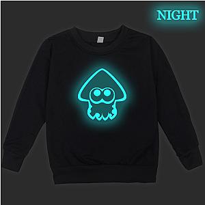 Splatoon Luminous Printed Octopus Kids Sweatshirts