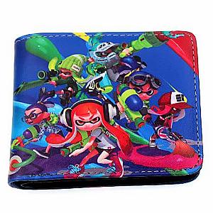 Splatoon 2 Shooting Game Wallets With Card Holder