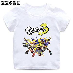 Splatoon 3 Funny Game Cartoon Kids Octolings Splatlands T shirt