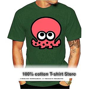 Splatoon Pink Octopus Game Streetwear Men T-shirts