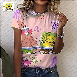 SpongeBob SquarePants O-Neck Short Sleeve T-Shirt