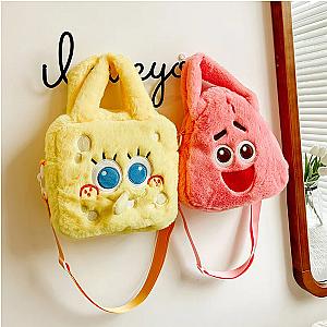 Spongebob Cartoon Smiling Face Patrick Star Crossbody Bag