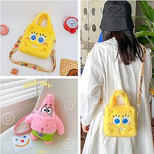 27cm New Patrick Star Spongebob Plush Backpack