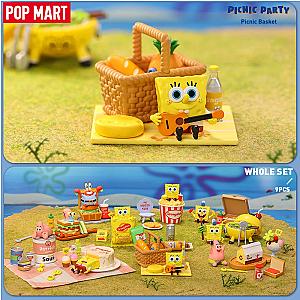 SpongeBob Picnic Party Series Prop Blind Box Action Figure Toys
