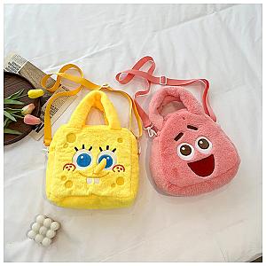 Spongebob Patrick Star Plush Cartoon Backpack Shoulder Bags