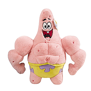 38-45cm Pink Patrick Star Muscle SpongeBob Stuffed Toy Plush