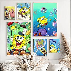 SpongeBob SquarePants Cartoon Funny Character Poster