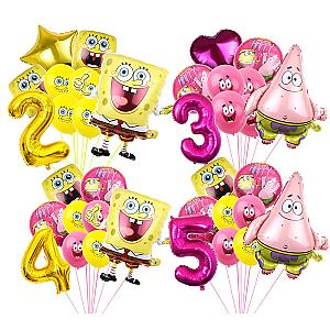 Spongebob Cartoon Patrick Star Ballon Sets Party Supplies
