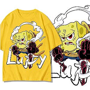 SpongeBob SquarePants Print Star One Piece Cosplay Print T-shirts