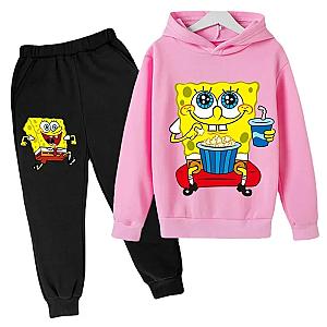 SpongeBob SquarePants Long sleeve Hoodies Pants 2 pcs Sets