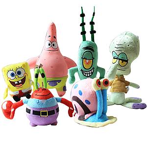 20cm Spongebob Squarepants Patrick Eugene H. Krabs Gary Cartoon Plush