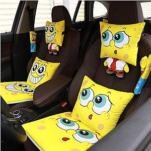 Spongebob Car Headrest Neck Pillow
