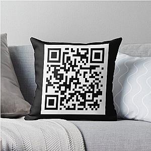 spy ninja qr code Throw Pillow RB1810