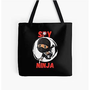 Cool Spy Gaming Ninjas Gamer Boy Girl Kids Spy Ninja  All Over Print Tote Bag RB1810