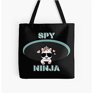 Spy Unicorn Ninja- Funny Quote Desing And Great Gift For Unicorn and Ninjas Lovers All Over Print Tote Bag RB1810