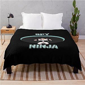 Spy Unicorn Ninja- Funny Quote Desing And Great Gift For Unicorn and Ninjas Lovers Throw Blanket RB1810