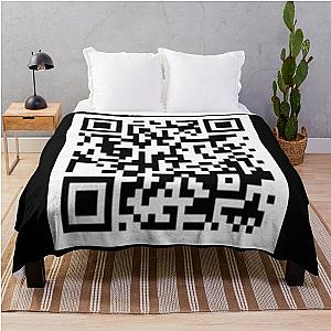 spy ninja qr code Throw Blanket RB1810