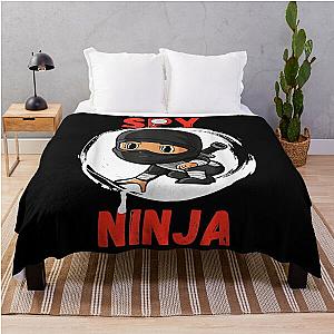 Cool Spy Gaming Ninjas Gamer Boy Girl Kids Spy Ninja  Throw Blanket RB1810