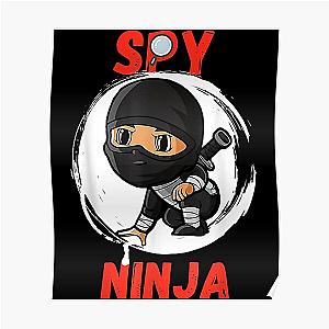 Cool Spy Gaming Ninjas Gamer Boy Girl Kids Spy Ninja  Poster RB1810