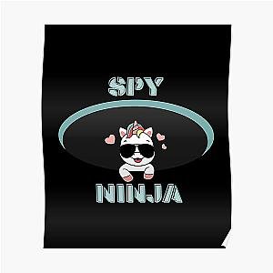 Spy Unicorn Ninja- Funny Quote Desing And Great Gift For Unicorn and Ninjas Lovers Poster RB1810