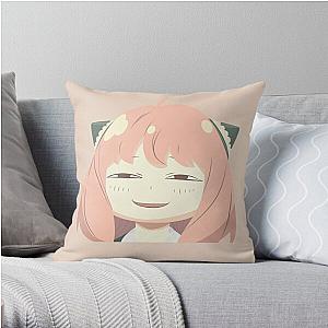 Spy x Family Pillows - Spy x Family Anya Smug - Colorful Throw Pillow