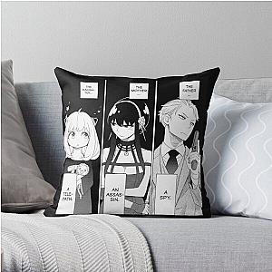 Spy x Family Pillows - spy x family manga Throw Pillow