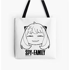 Spy x Family Bags - Spy x Family Anya Smug All Over Print Tote Bag