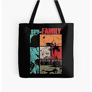 Spy x Family Bags - Spy x Family Anya Smug  All Over Print Tote Bag