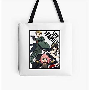 Spy x Family Bags - SPY X FAMILY - Loid Forger, Anya Forger, Yor Forger All Over Print Tote Bag